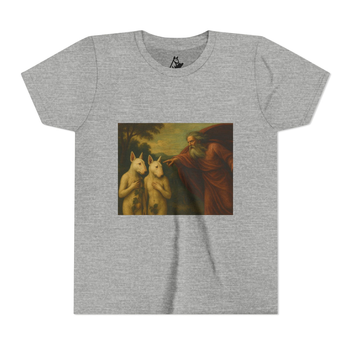 Bull Terrier The Rebuke of Adam and Eve — after Domenichino, 1626 | Youth Tee