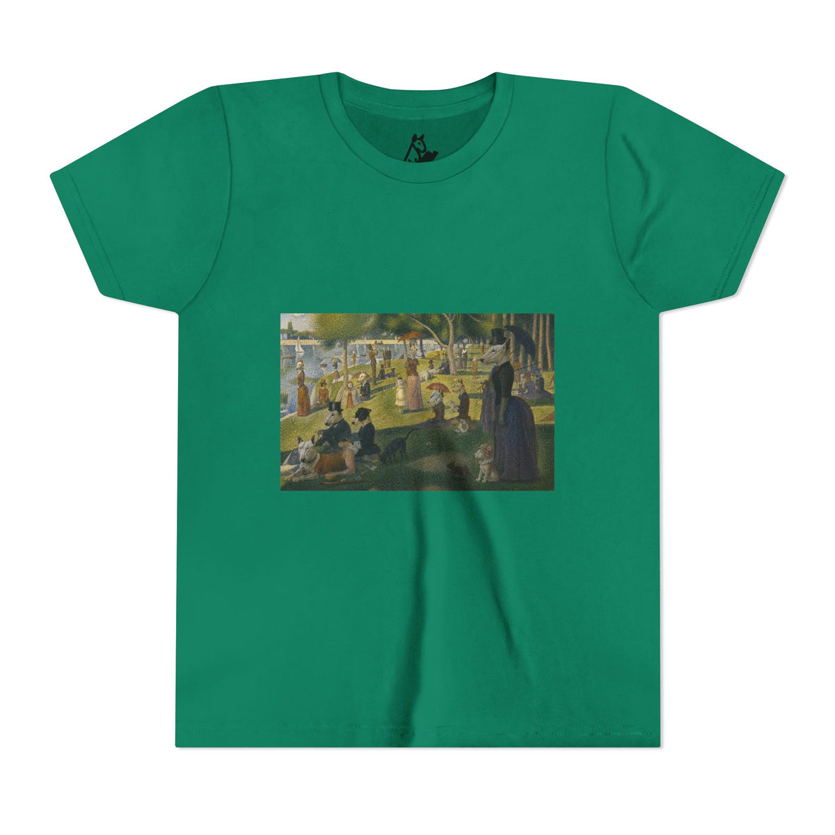 Bull Terrier A Sunday Afternoon on La Grande Jatte — after Georges Seurat, 1886 | Youth Tee