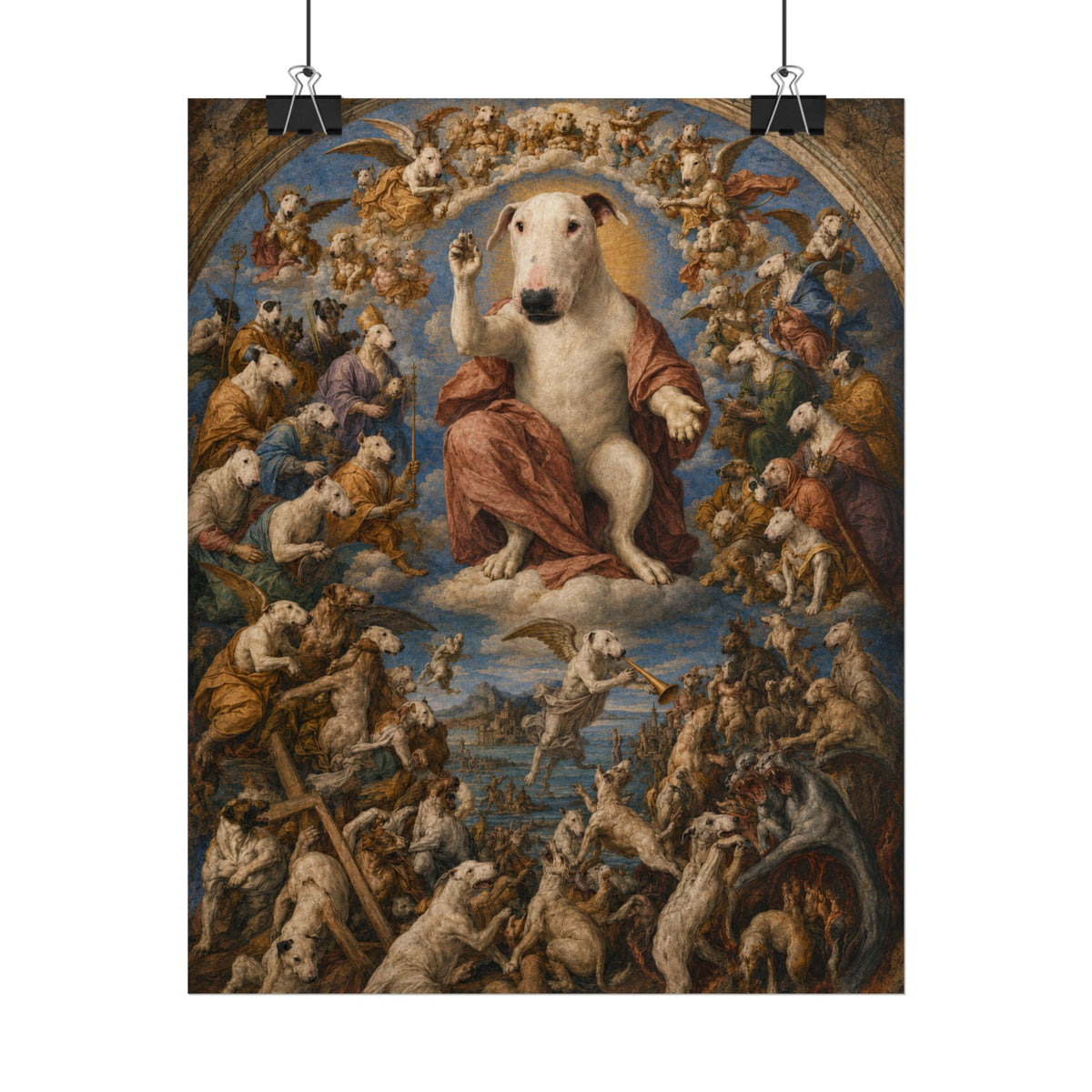 Bull Terrier The Last Judgement — after Michelangelo, 1541 | Print