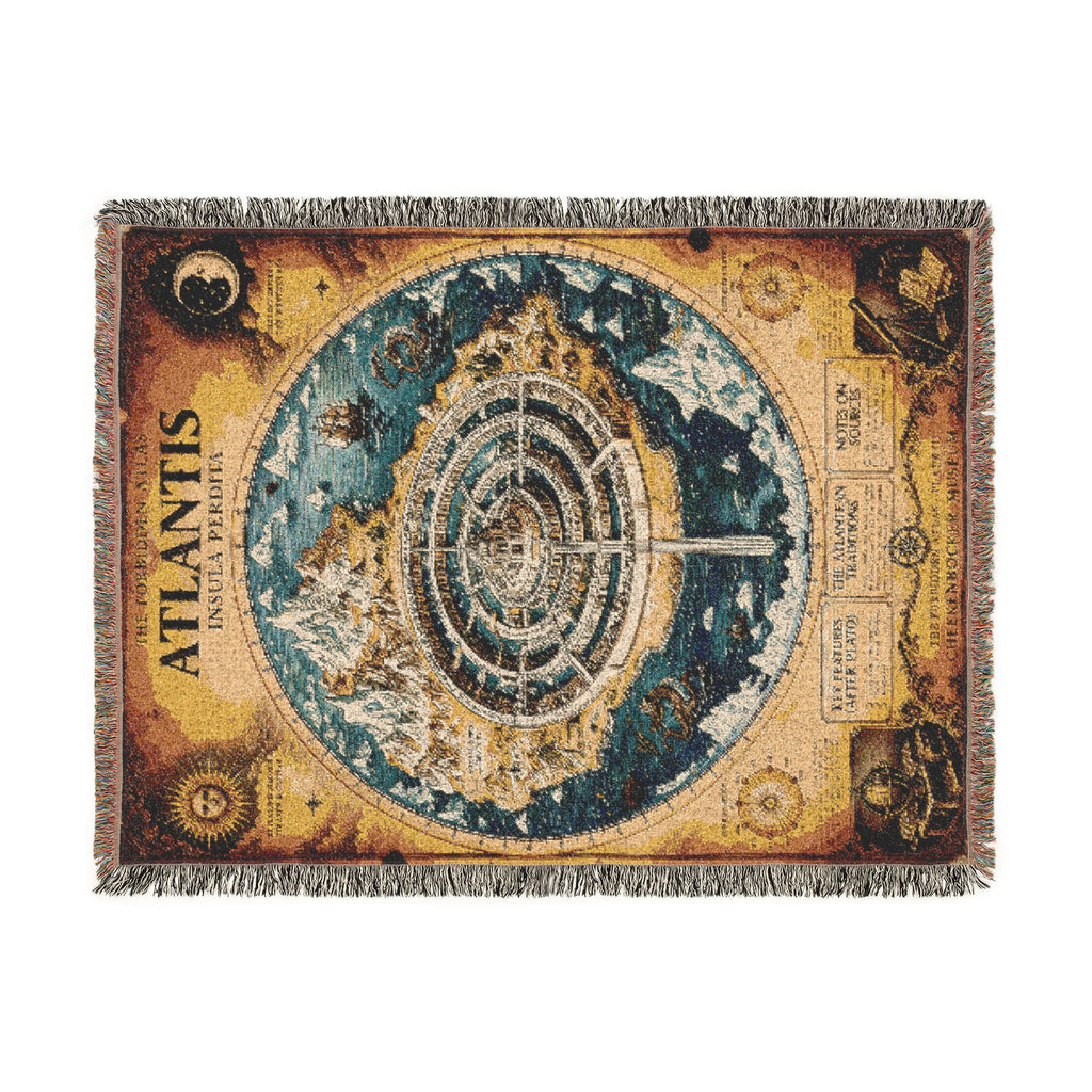 Atlantis, The Forbidden Atlas Plate III | Blanket