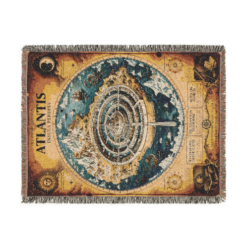Atlantis, The Forbidden Atlas Plate III | Blanket