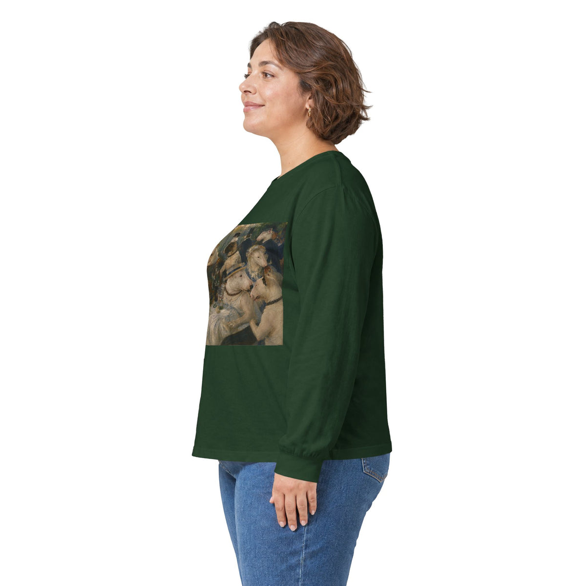 Bull Terrier Luncheon of the Boating Party — after Pierre-Auguste Renoir, 1881 | Long Sleeve