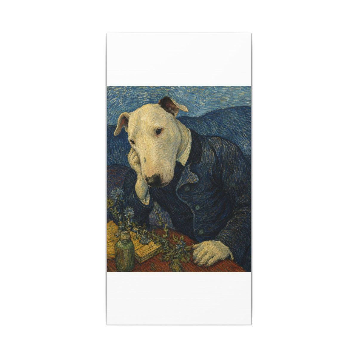 Bull Terrier Portrait of Doctor Gachet — after Vincent van Gogh, 1890 | Canvas