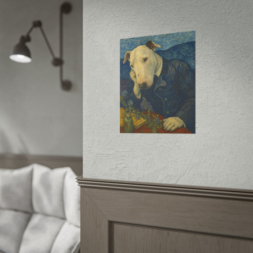 Bull Terrier Portrait Of Doctor Gachet — after Vincent van Gogh, 1890 | Print