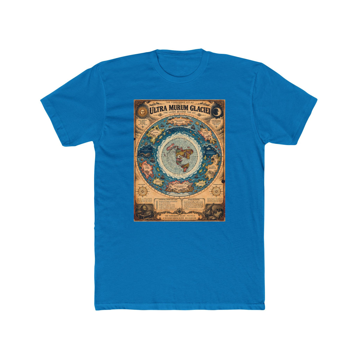 Ultra Murum Glaciei, The Forbidden Atlas Plate II | Unisex Cotton Crew Tee