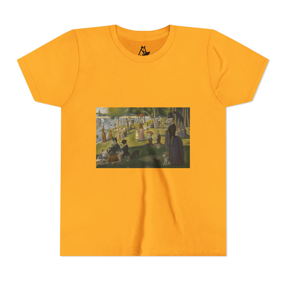 Bull Terrier A Sunday Afternoon on La Grande Jatte — after Georges Seurat, 1886 | Youth Tee