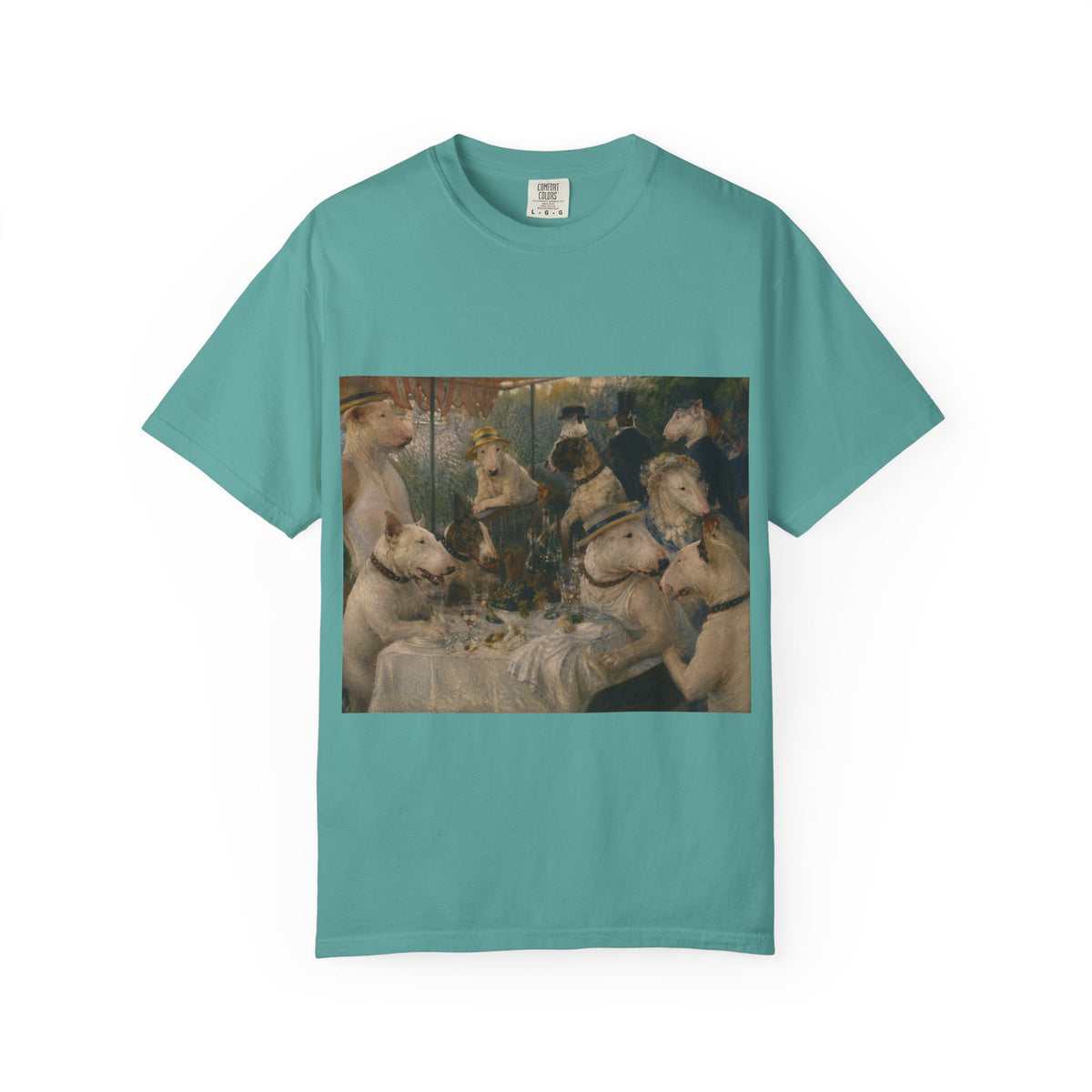 Bull Terrier Luncheon of the Boating Party — after Pierre-Auguste Renoir, 1881 | Garment-Dyed Tee