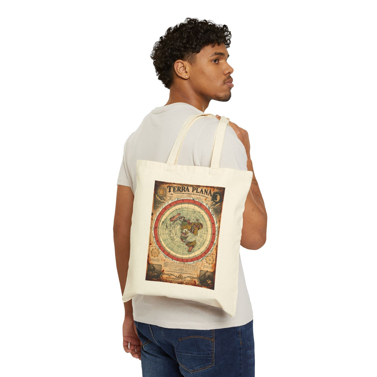 Terra Plana, The Forbidden Atlas Plate I | Canvas Tote