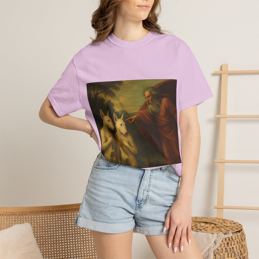 Bull Terrier The Rebuke of Adam and Eve — after Domenichino, 1626 | Garment-Dyed Tee