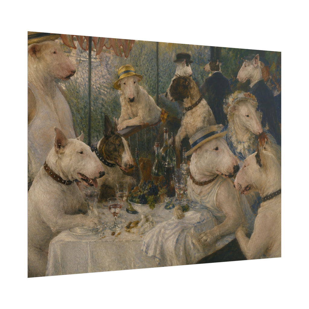 Bull Terrier Luncheon of the Boating Party — after Pierre-Auguste Renoir, 1881 | Poster