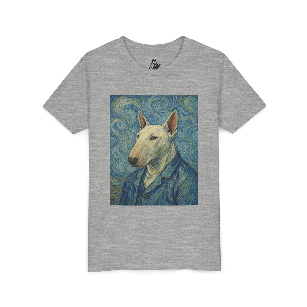 Bull Terrier Self-Portrait — after Vincent van Gogh, 1889 | Youth Tee