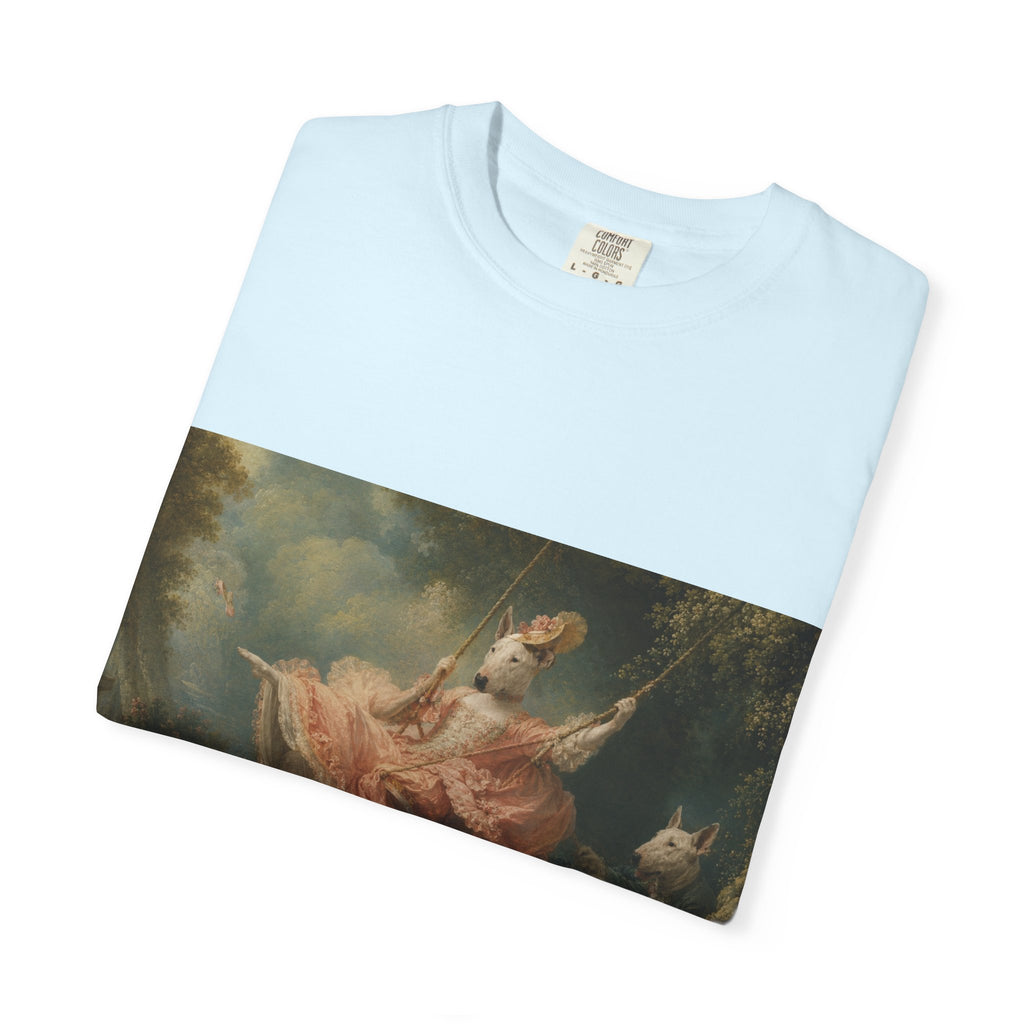 Bull Terrier The Swing — after Jean-Honore Fragonard, 1767 | Garment-Dyed Tee