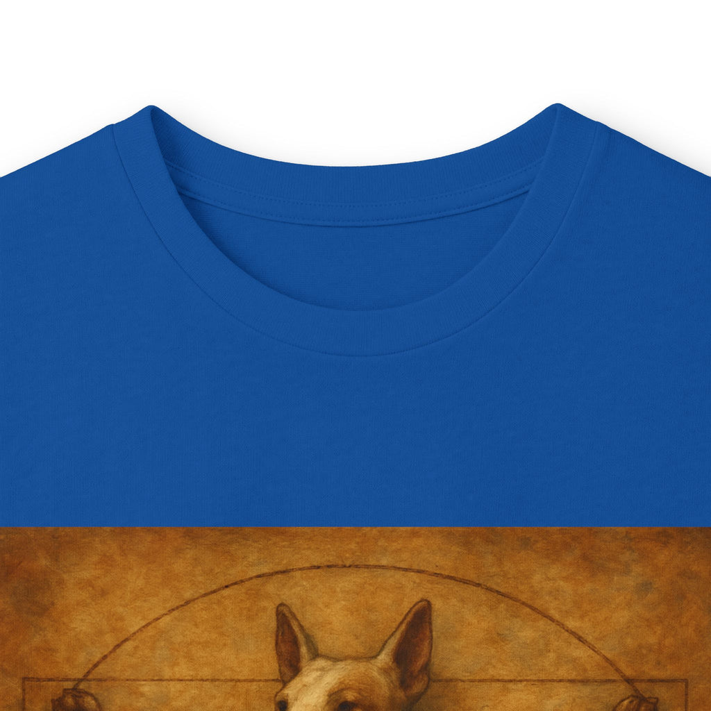Bull Terrier Vitruvian Man — after Leonardo da Vinci, c.1490 | Long Sleeve