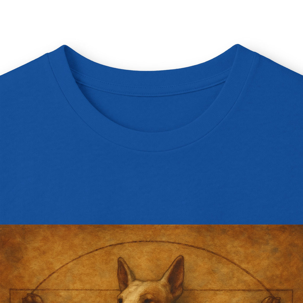 Bull Terrier Vitruvian Man — after Leonardo da Vinci, c.1490 | Long Sleeve