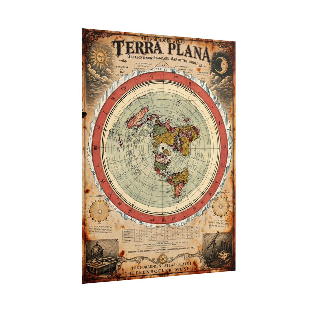 Terra Plana, The Forbidden Atlas Plate I | Poster