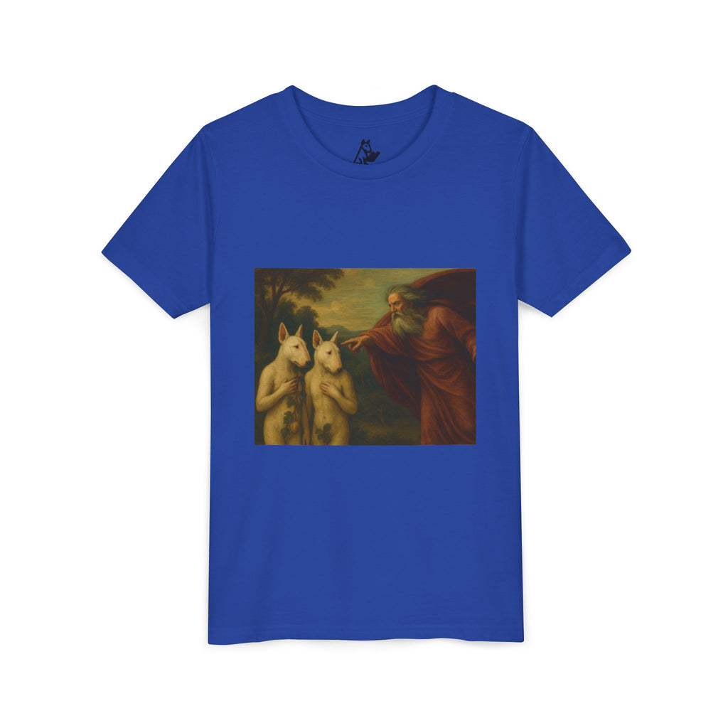 Bull Terrier The Rebuke of Adam and Eve — after Domenichino, 1626 | Youth Tee