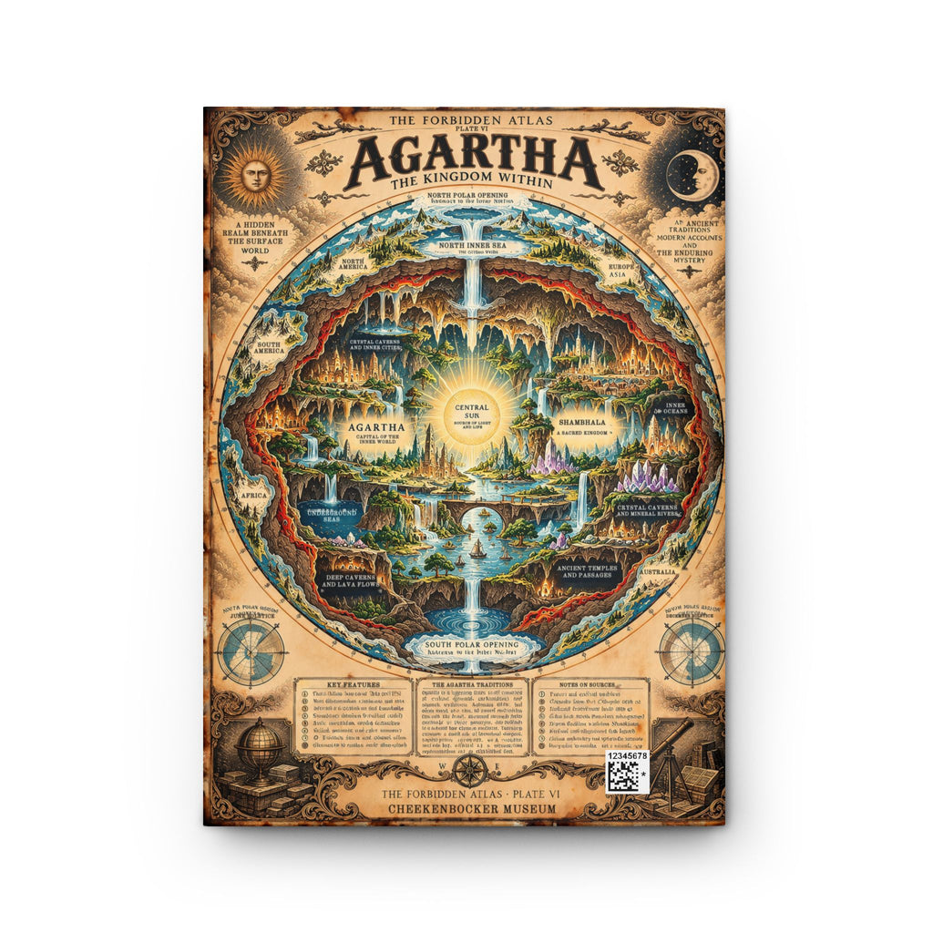 Agartha, The Forbidden Atlas Plate VI | Journal