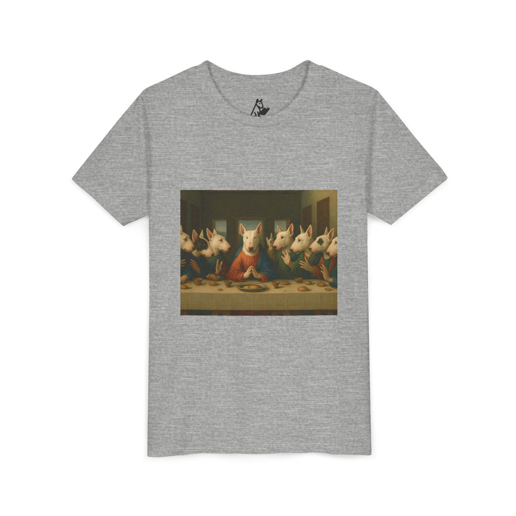 Bull Terrier The Last Supper — after Leonardo da Vinci, 1498 | Youth Tee