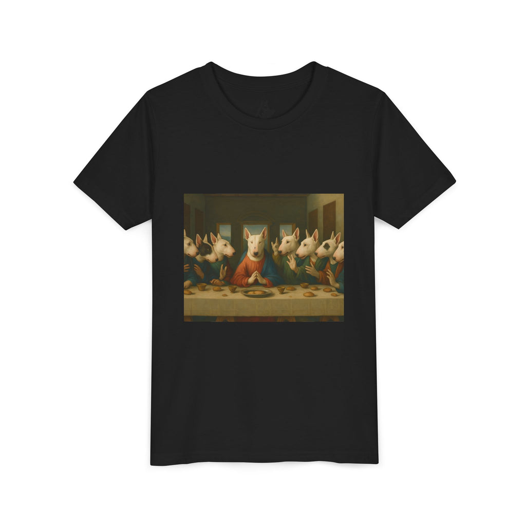 Bull Terrier The Last Supper — after Leonardo da Vinci, 1498 | Youth Tee