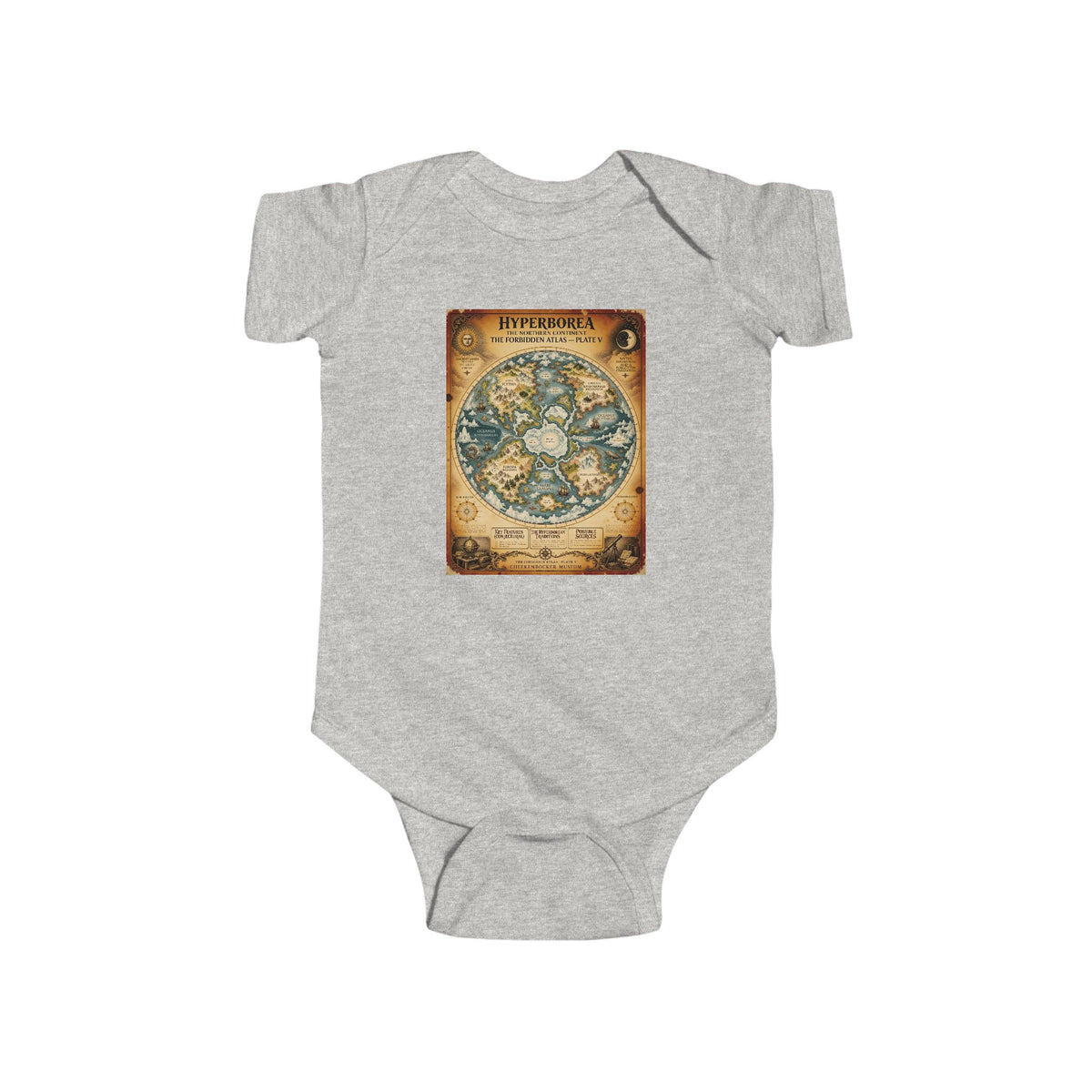Hyperborea, The Forbidden Atlas Plate V | Bodysuit