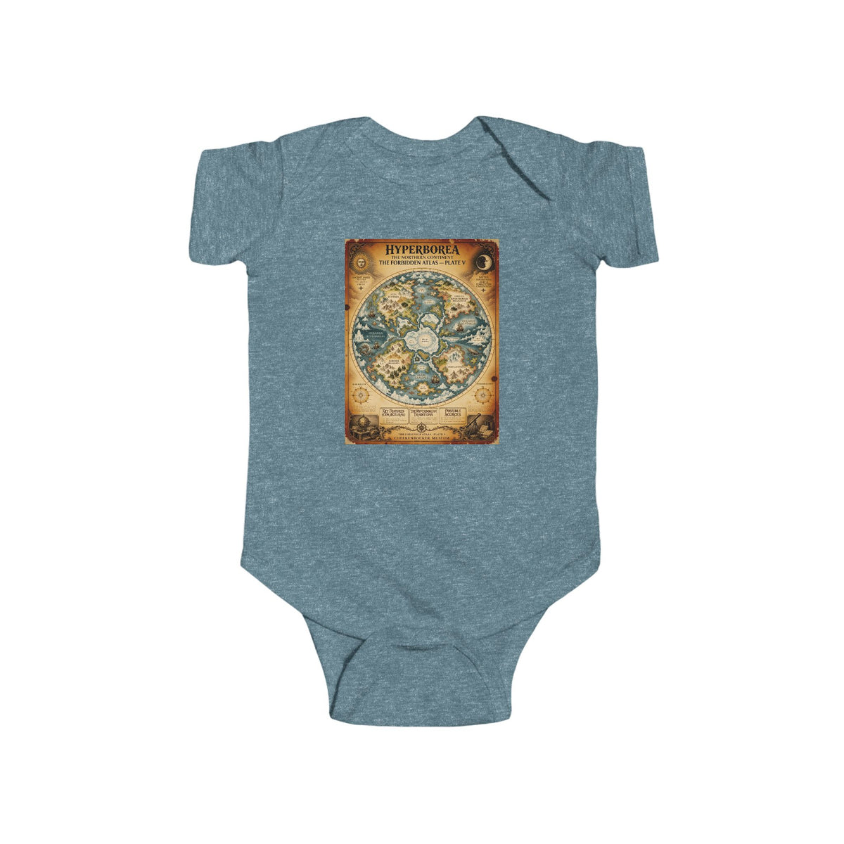 Hyperborea, The Forbidden Atlas Plate V | Bodysuit