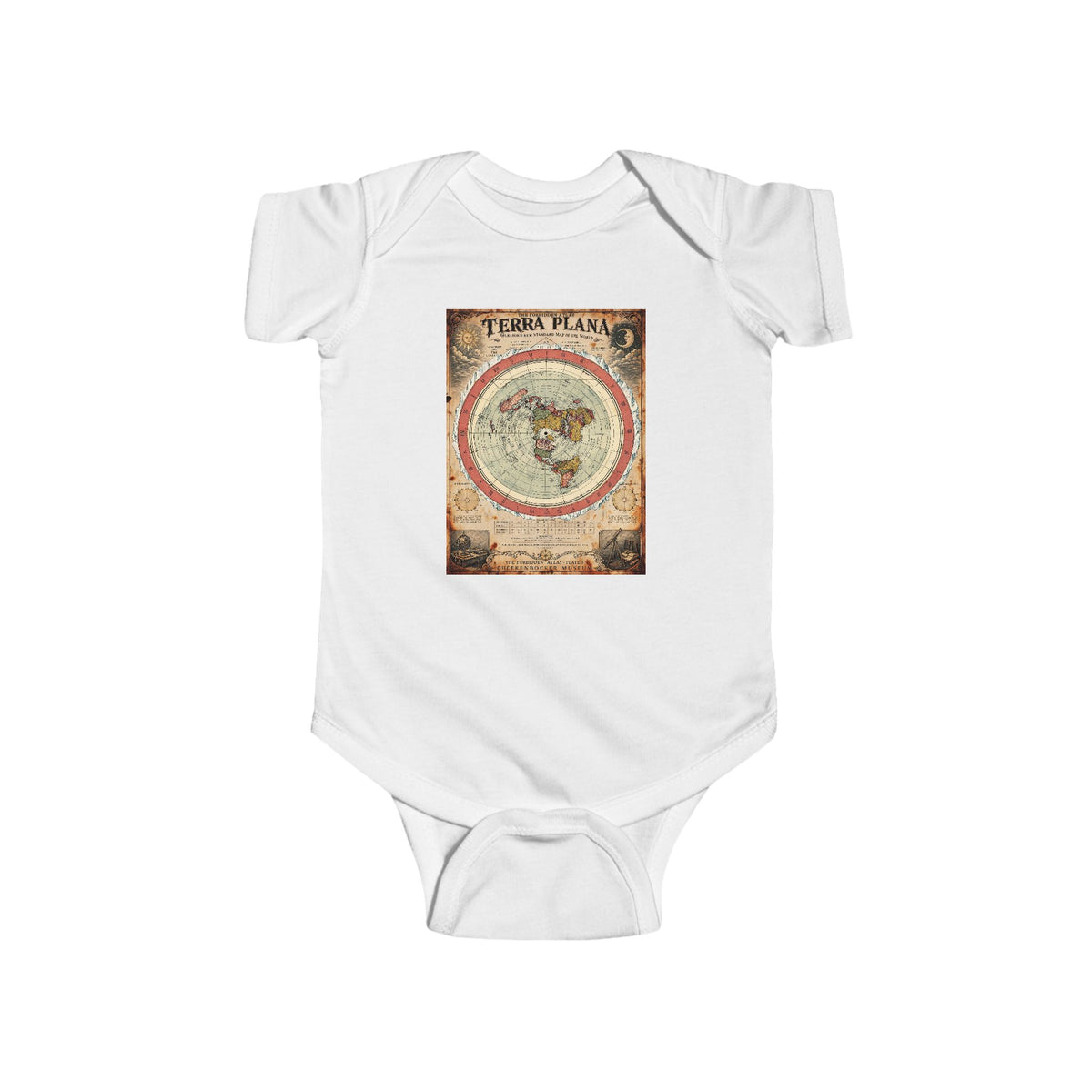 Terra Plana, The Forbidden Atlas Plate I | Bodysuit