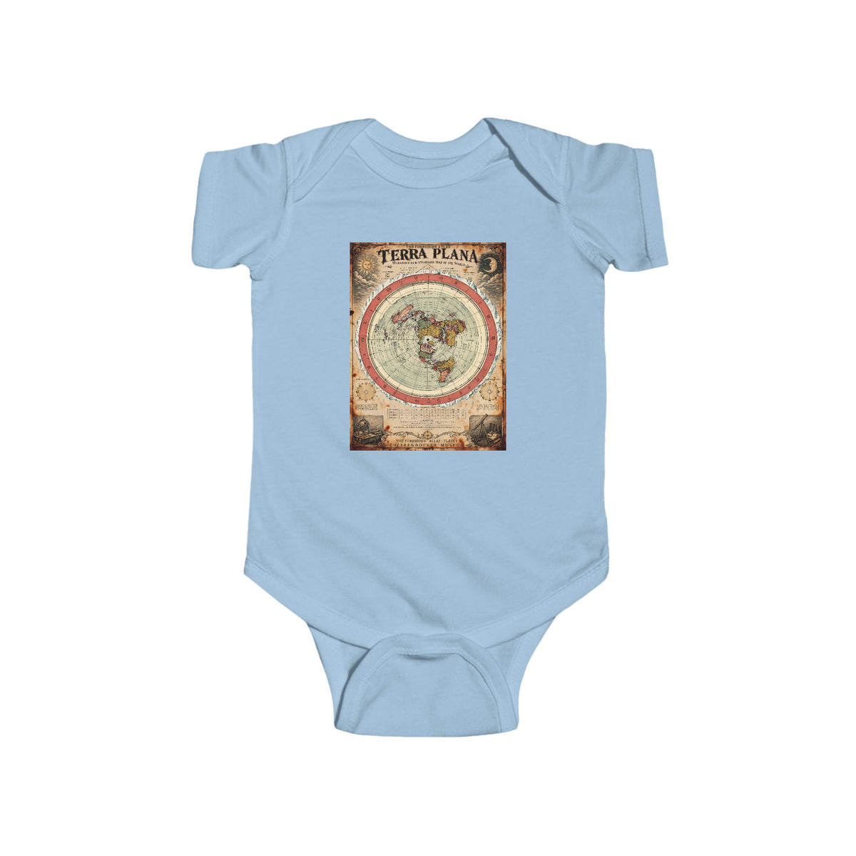 Terra Plana, The Forbidden Atlas Plate I | Bodysuit