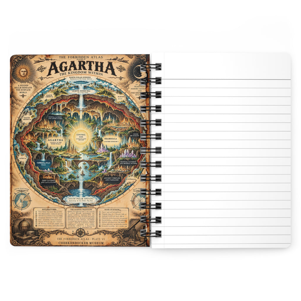 Agartha, The Forbidden Atlas Plate VI | Spiral Journal