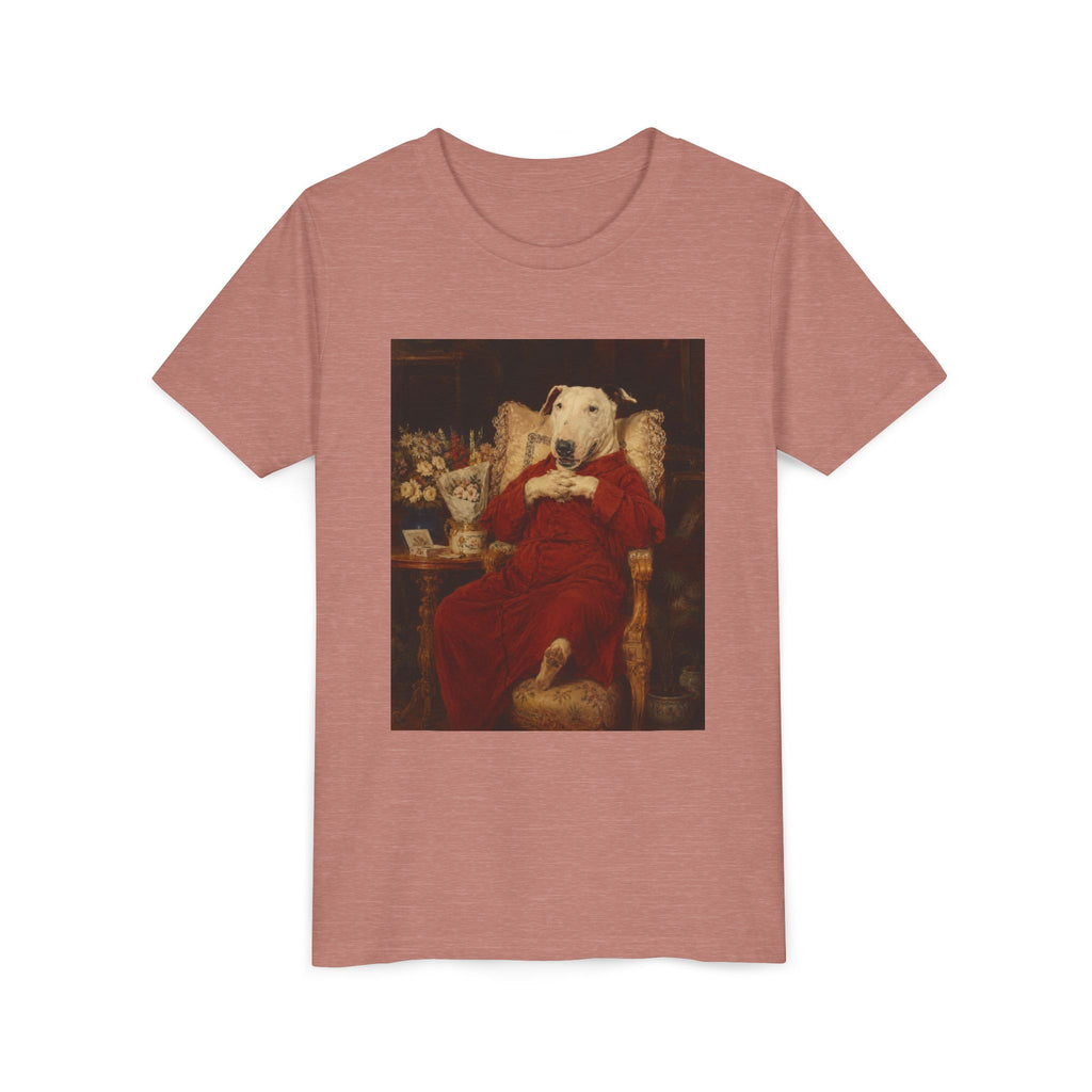Bull Terrier A Happy Birthday — after Antonio Casanova y Estorach, c.1890 | Youth Tee