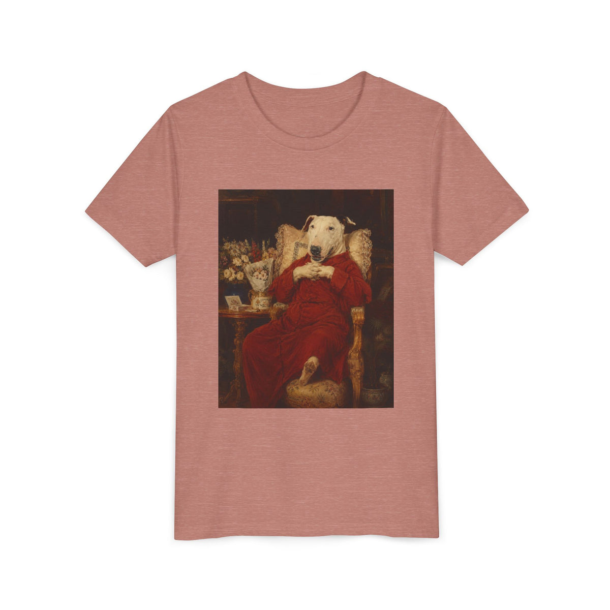 Bull Terrier A Happy Birthday — after Antonio Casanova y Estorach, c.1890 | Youth Tee