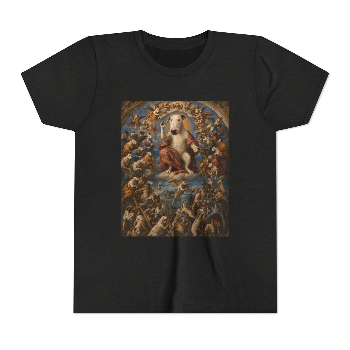Bull Terrier The Last Judgement — after Michelangelo, 1541 | Youth Tee