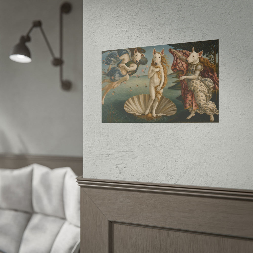 Bull Terrier The Birth of Venus — after Sandro Botticelli, c.1485 | Print