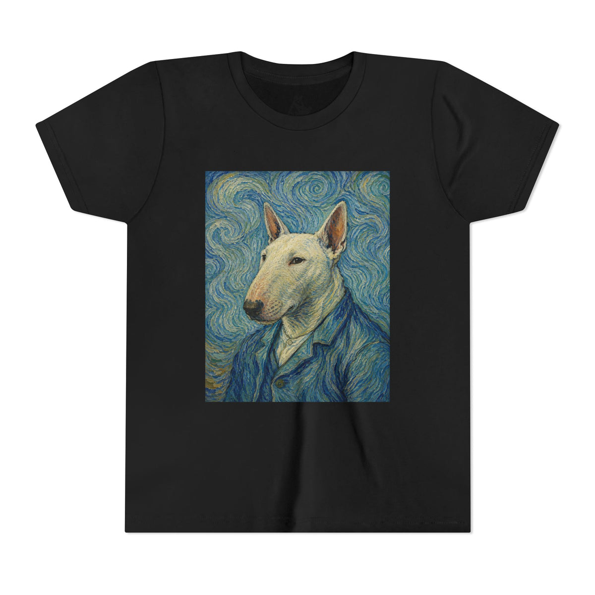 Bull Terrier Self-Portrait — after Vincent van Gogh, 1889 | Youth Tee
