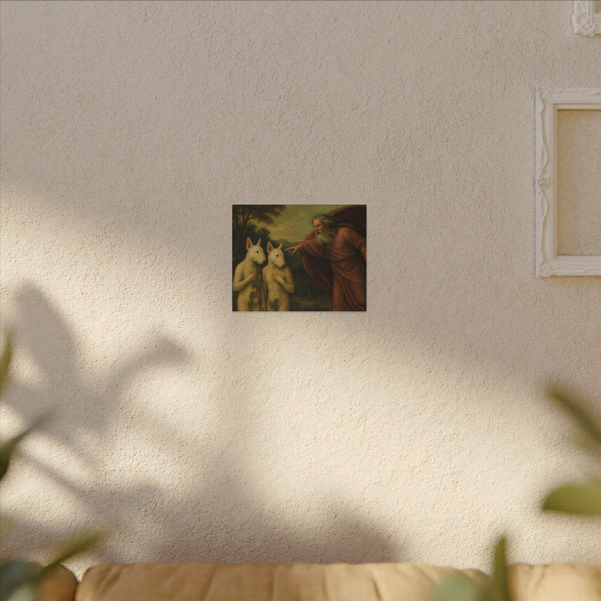 Bull Terrier The Rebuke of Adam and Eve — after Domenichino, 1626 | Canvas