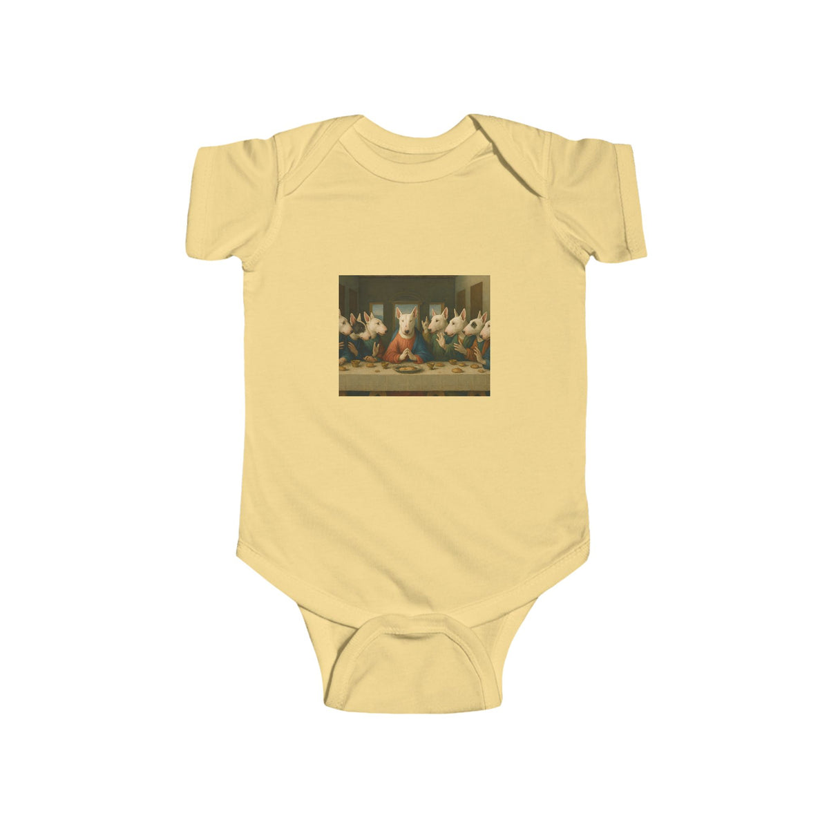 Bull Terrier The Last Supper — after Leonardo da Vinci, 1498 | Bodysuit