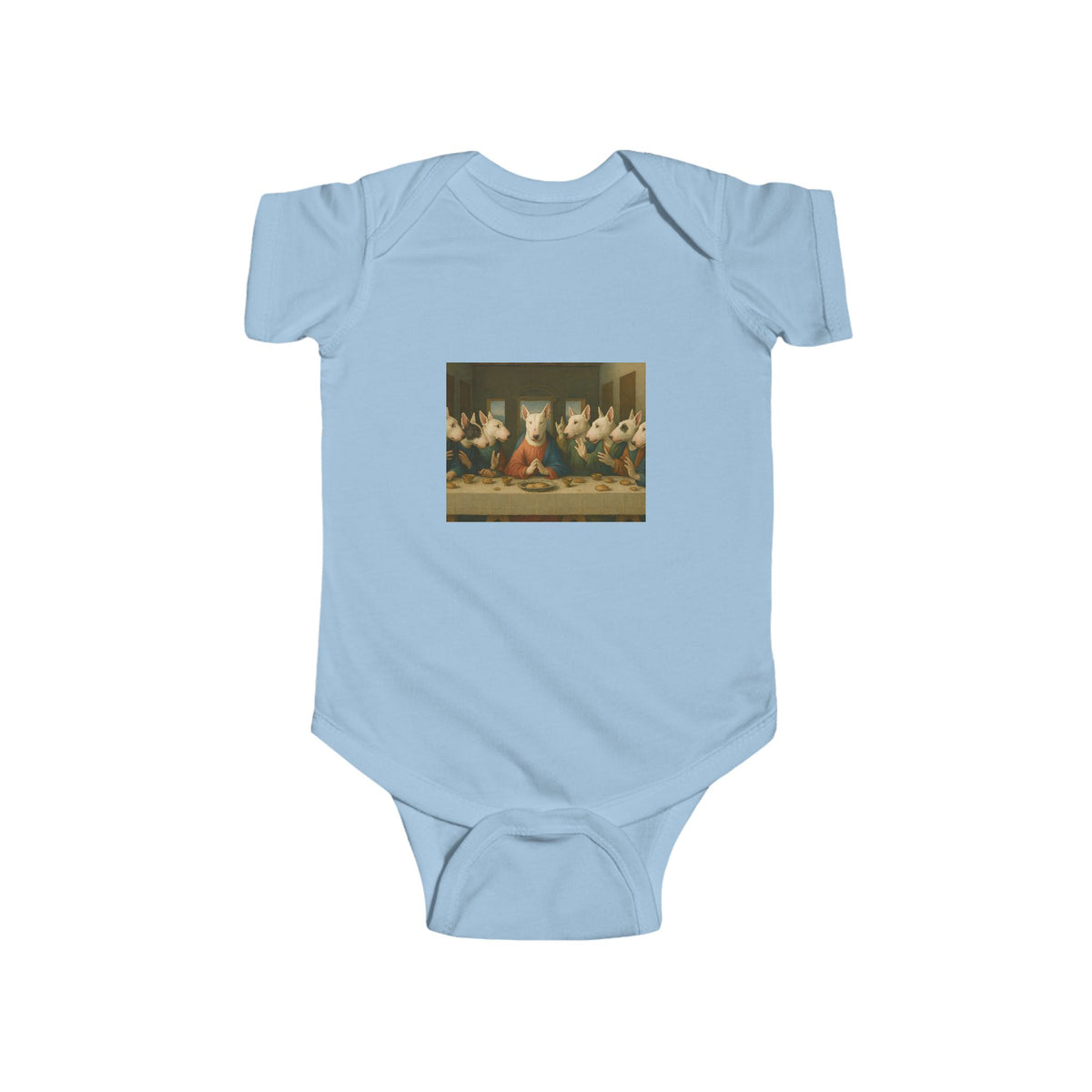 Bull Terrier The Last Supper — after Leonardo da Vinci, 1498 | Bodysuit