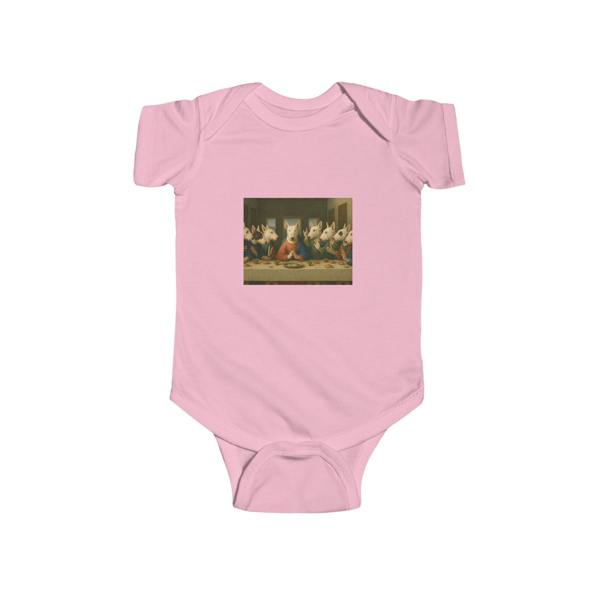 Bull Terrier The Last Supper — after Leonardo da Vinci, 1498 | Bodysuit