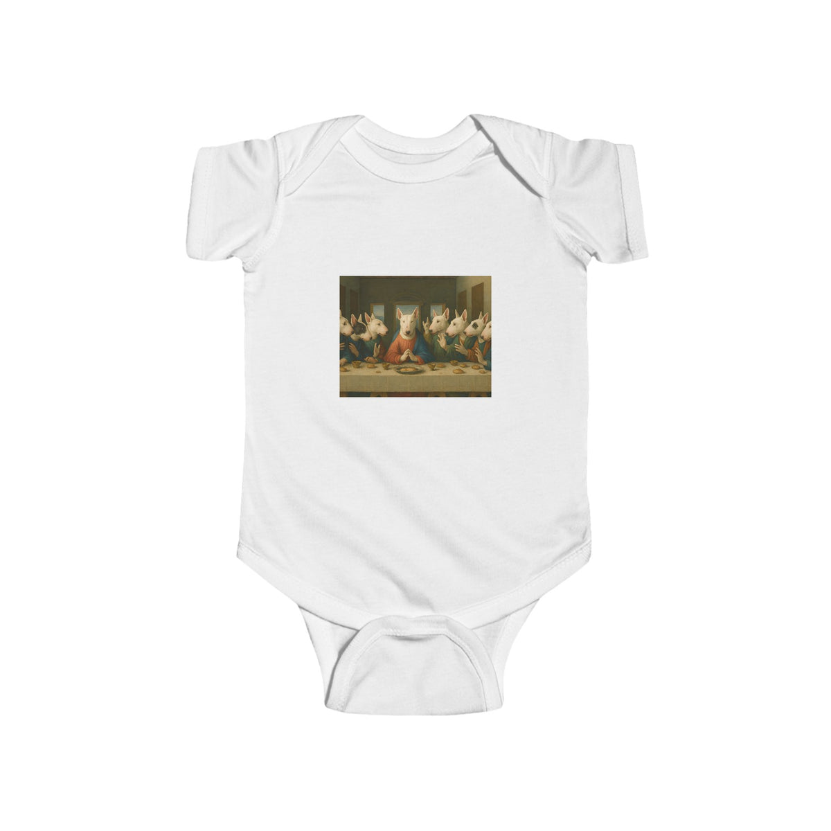 Bull Terrier The Last Supper — after Leonardo da Vinci, 1498 | Bodysuit