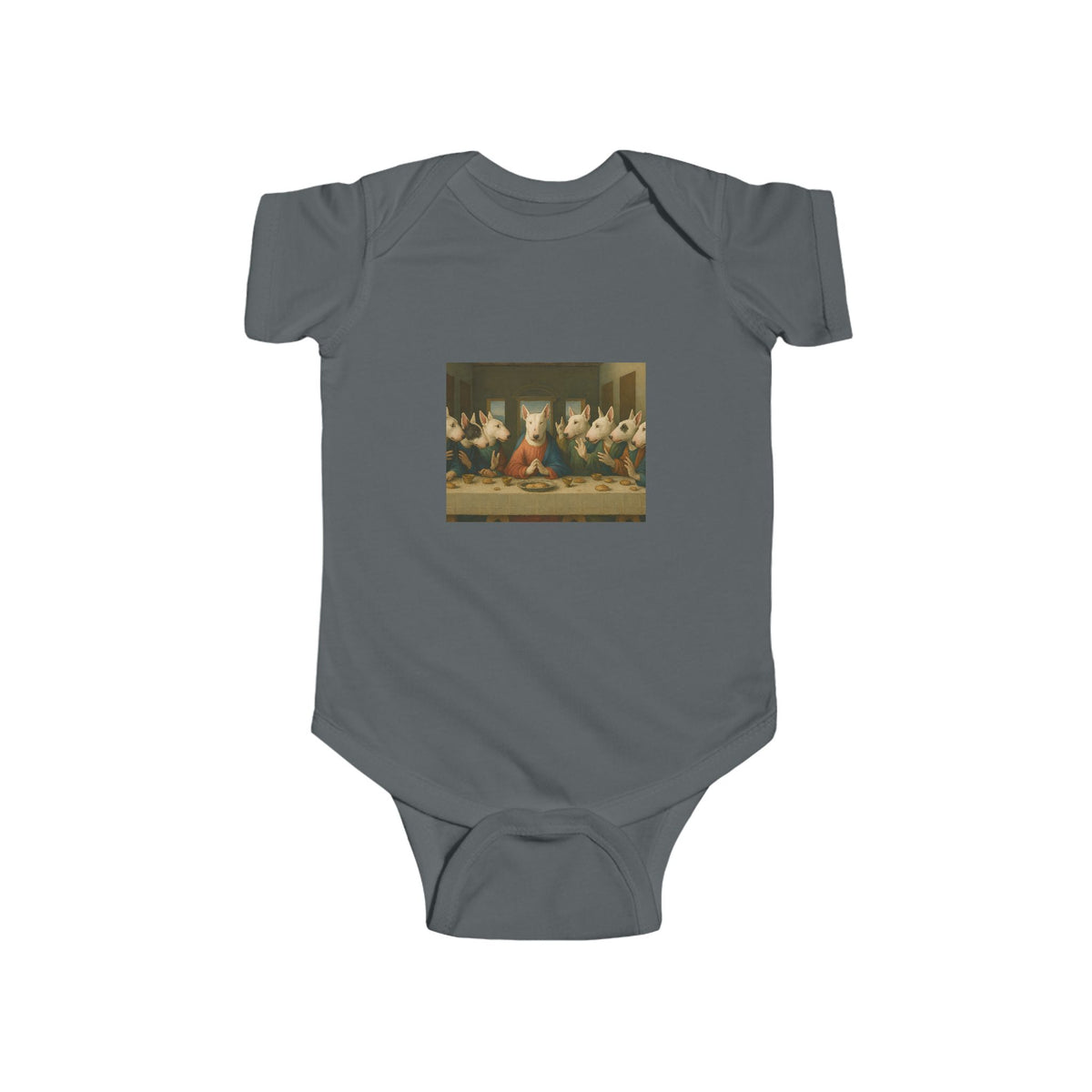 Bull Terrier The Last Supper — after Leonardo da Vinci, 1498 | Bodysuit