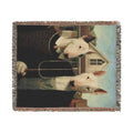 Bull Terrier American Gothic — after Grant Wood, 1930 | Blanket