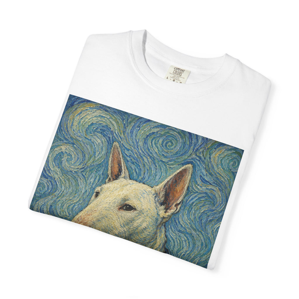 Bull Terrier Self-Portrait — after Vincent van Gogh, 1889 | Garment-Dyed Tee