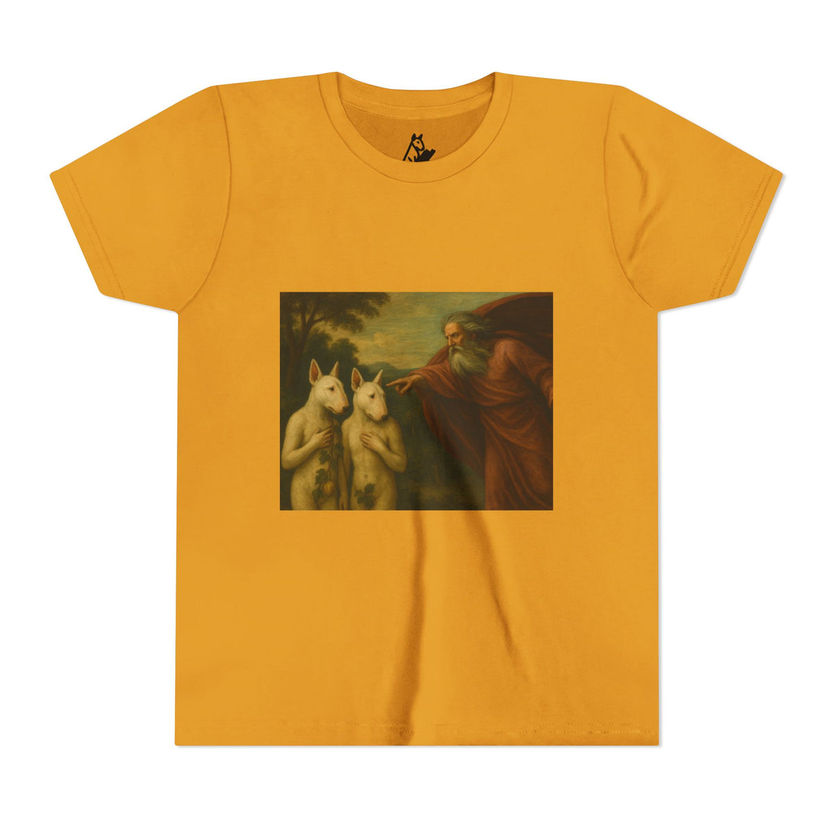Bull Terrier The Rebuke of Adam and Eve — after Domenichino, 1626 | Youth Tee