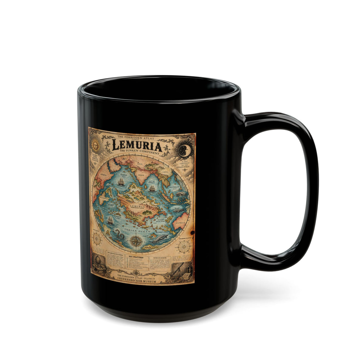 Lemuria, The Forbidden Atlas Plate IV | Mug