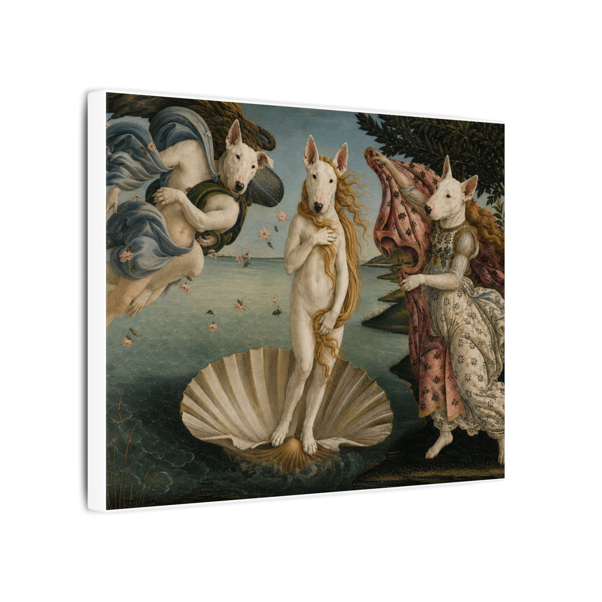 Bull Terrier The Birth of Venus — after Sandro Botticelli, c.1485 | Canvas