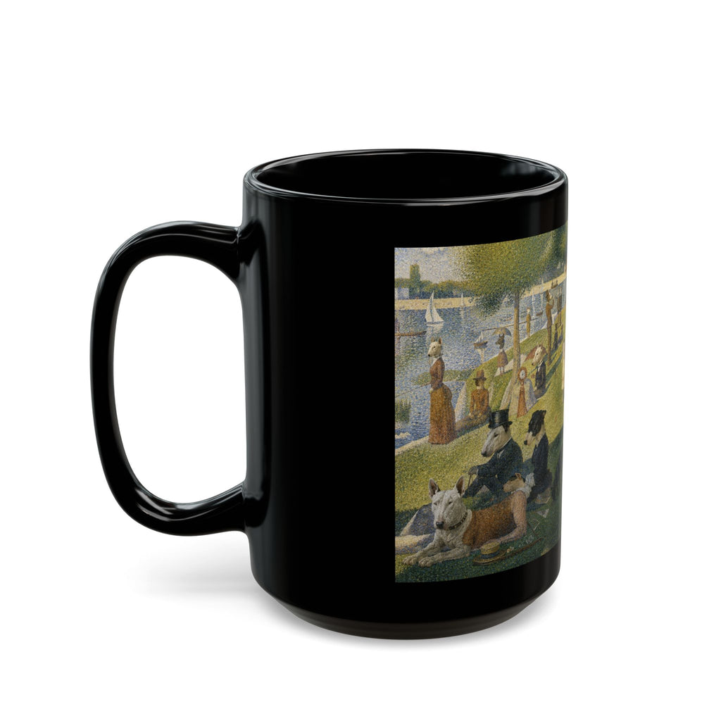 Bull Terrier A Sunday Afternoon on La Grande Jatte — after Georges Seurat, 1886 | Mug