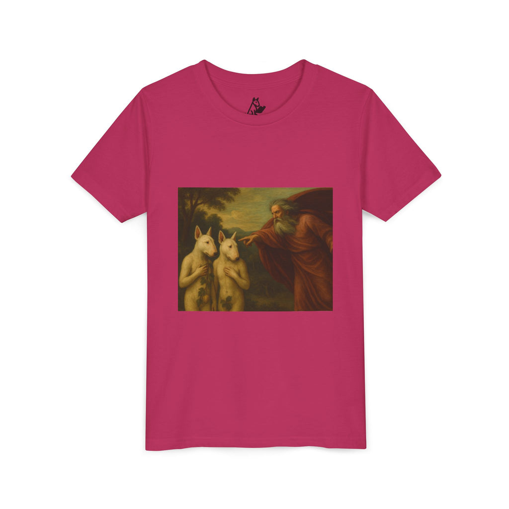 Bull Terrier The Rebuke of Adam and Eve — after Domenichino, 1626 | Youth Tee