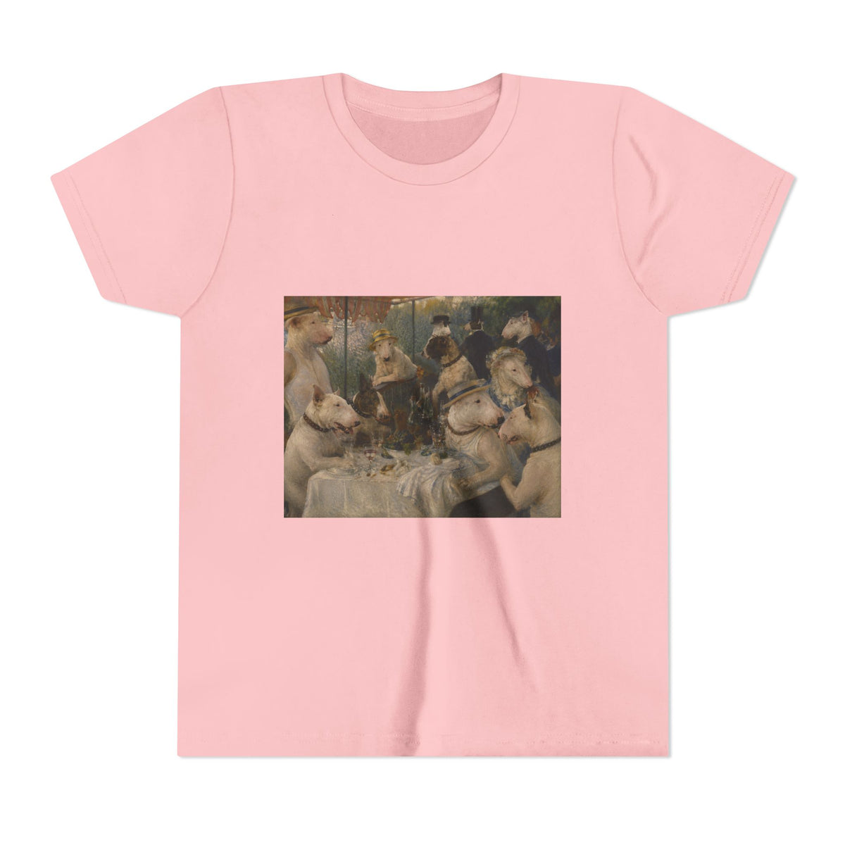 Bull Terrier Luncheon of the Boating Party — after Pierre-Auguste Renoir, 1881 | Youth Tee
