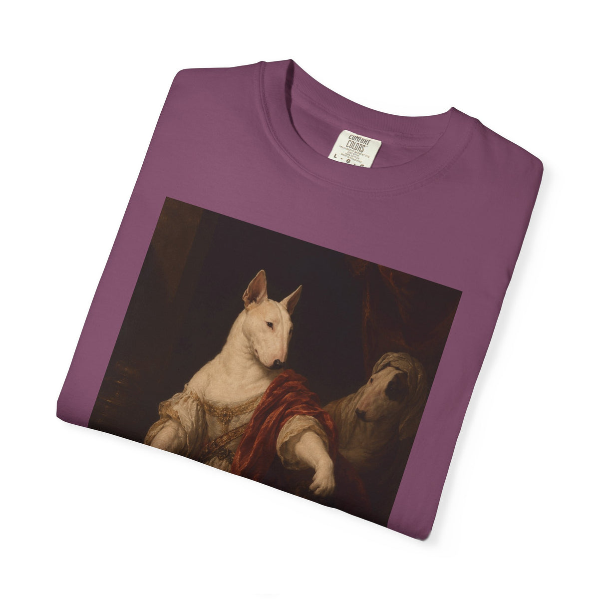 Bull Terrier Judith with the Head of Holofernes — after David Teniers the Younger, 1650s | Garment-Dyed Tee