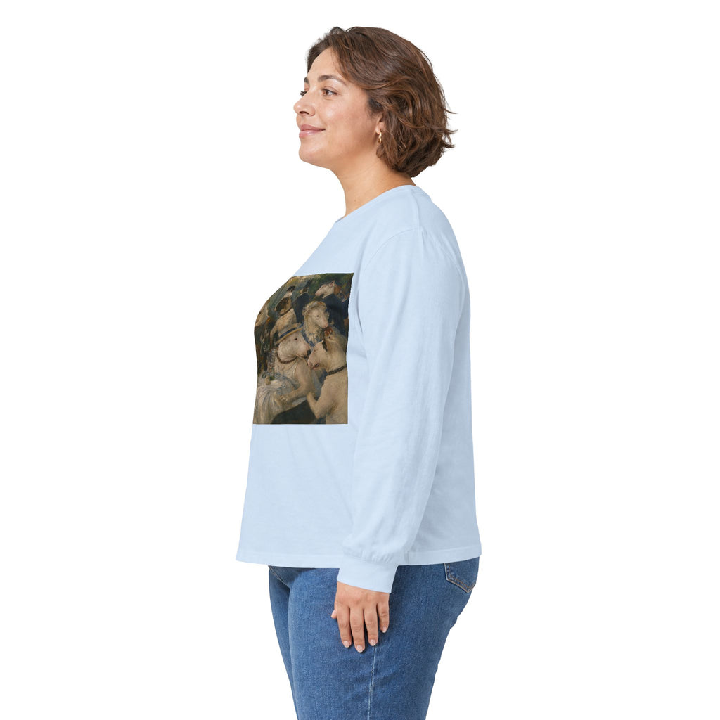 Bull Terrier Luncheon of the Boating Party — after Pierre-Auguste Renoir, 1881 | Long Sleeve
