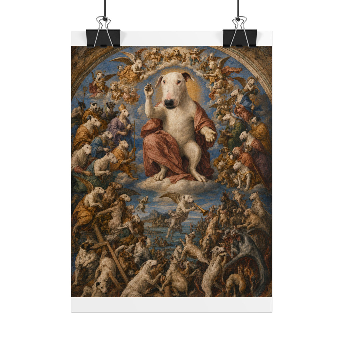 Bull Terrier The Last Judgement — after Michelangelo, 1541 | Print